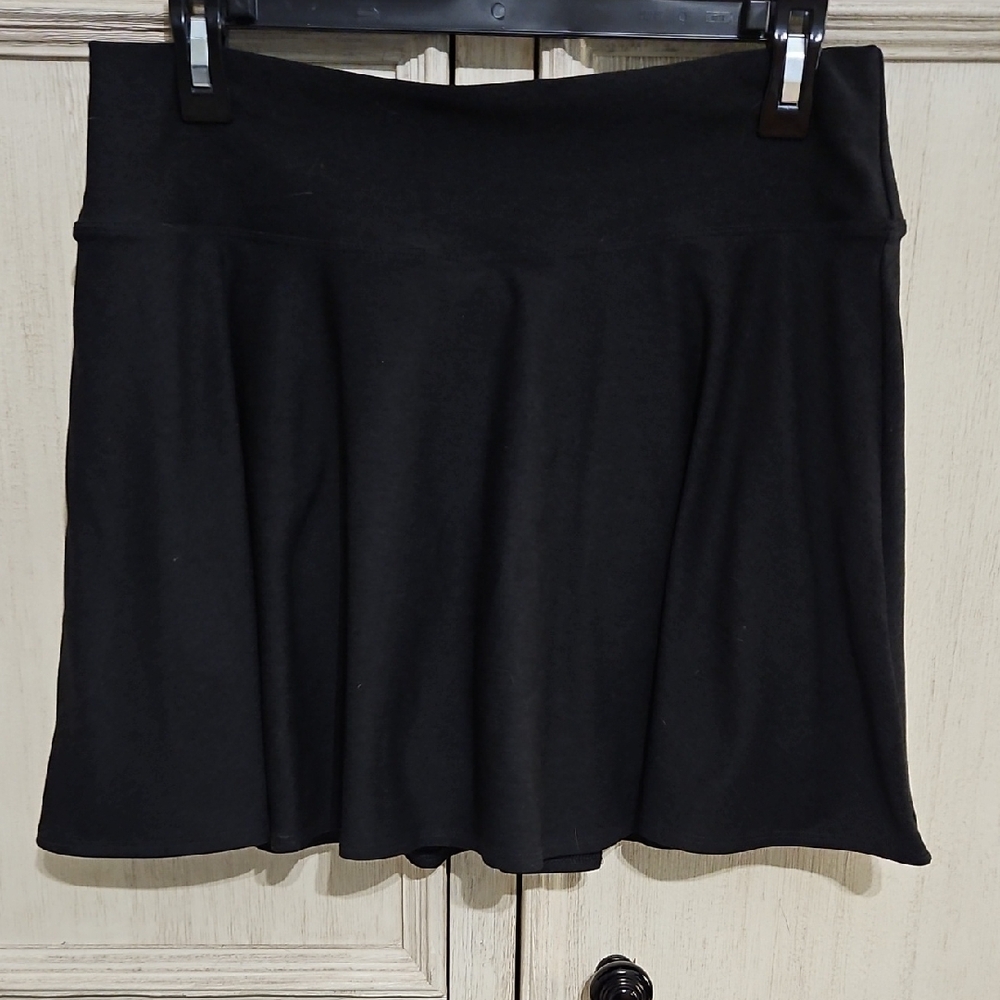 Old Navy Black Skater Mini Skirt